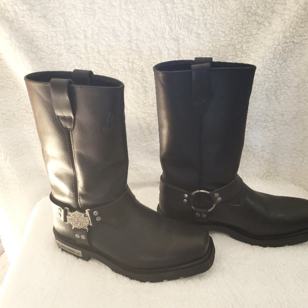 Men's pull on harness Harley-Davidson riding boots
